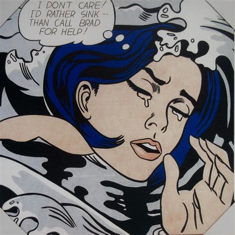 roy lichtenstein drowning girl